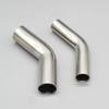 Versatile Stainless Steel Elbow 45° Degree Bend Exhaust Pipe Polished 19-51mm