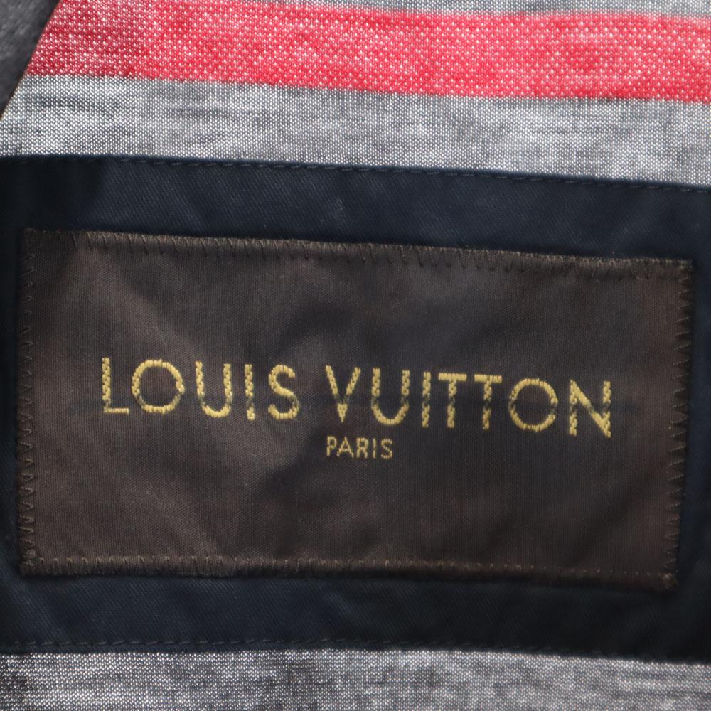 Louis Vuitton Border Pattern Short Sleeve Polo Shirt S Men's Used