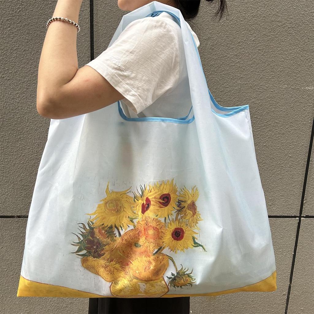 Eco-Friendly Foldable Large Capacity Shoulder Shopping Bag for Women