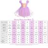Princess Rapunzel Costume Birthday Fancy Party Kids Girls Dress Up Accessories Included Size Years Light Purple [Dressy Daisy] 6-7