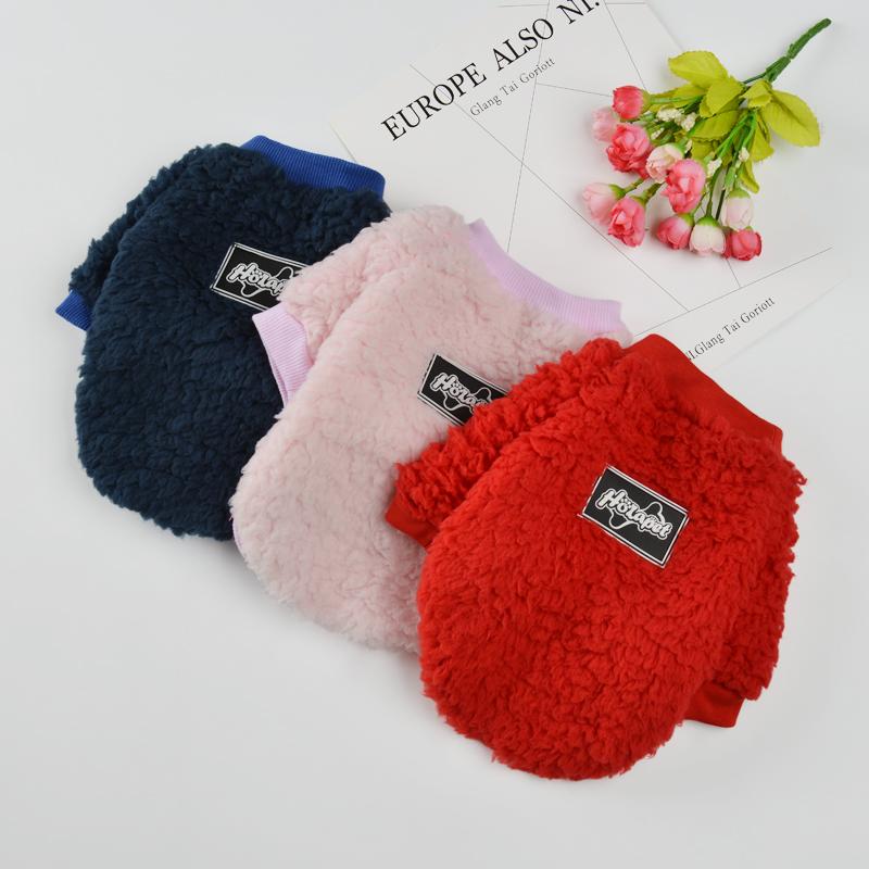 Зимняя одежда для собак Флисовая одежда для щенков для маленьких собак Осеннее мягкое теплое пальто для домашних животных Куртка Удобный костюм для щенка Йорки Чихуахуа Французский бульдог