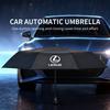 Автомобильный Логотип Автоматический Складной Зонт Анти-УФ Зонты Для Lexus F SPORT ES RX NX LS UX LM LX GX LC RZ IS CT GS RC HS SC TX LBX I