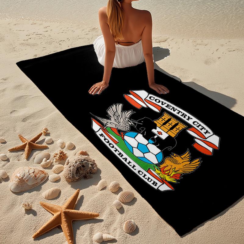 Vasco Da Gama Crest Beach Towel, Quick-drying, Easy to Care for, Use for Both Fitness and Beach Vacations,Sports Essential Fan Gift