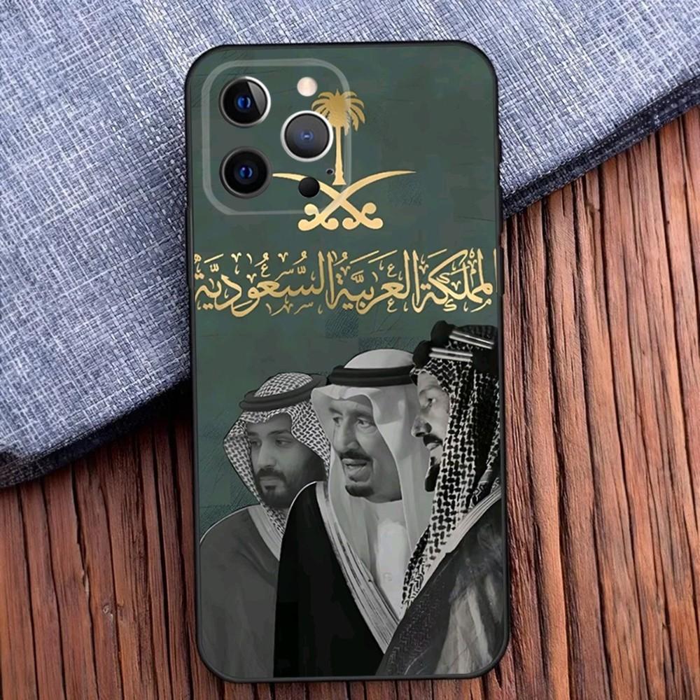 Чехол для телефона Салман из Саудовской Аравии для iPhone 16,15,14,13,12,11,Pro,X,XS,Max,XR,Plus,Mini Мягкий черный чехол