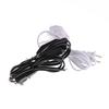 White/Black Lamp Power Cord W Dimmer Switch Ac 220V/110V Us Plug