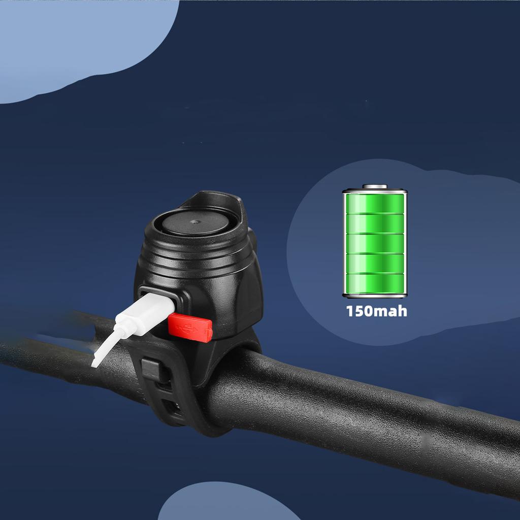 Bicycle Bell Cycling USB Electric Horn Road Bike Mountain Bike Children's Car Electric Bell