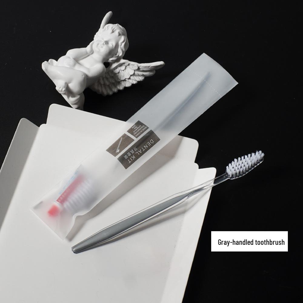 Hotel Soft Bristle Disposable Toothbrush & Toothpaste Set