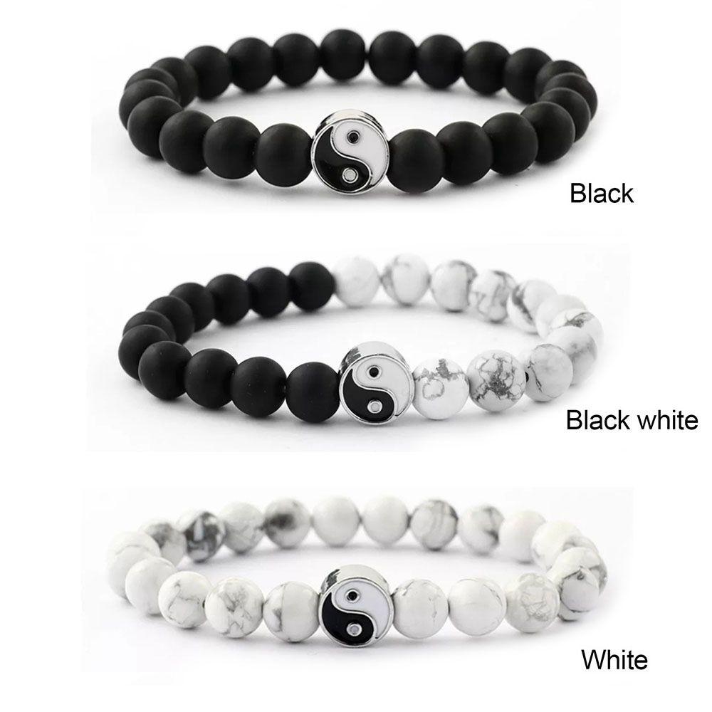 Модные аксессуары Подарок лучшим друзьям Плетеная ручная веревка Инь Ян Подвеска-браслет