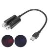 Автомобильный USB Проектор Подсветки Красный Синий Подсветки Подключи и Играй Свободный Изгиб Гибкий Без Голосового Управления