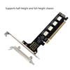 PCIe 4.0 X16 на 1/4 порта OCulink SFF-8612 Разветвитель Карта Расширения PCI Express GEN4 64 Гбит 1/4X SFF-8612 SFF-8611 Внутренний Адаптер