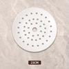 Porous Ceramic Steaming Plate Round Porcelain Steamer Creative Steamed Dumplings Tray  Household