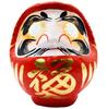 Takasaki Daruma 2 Good Fortune Family Daruma Cute Daruma Like a Picture Mini Popular Japanese Available Online No. Red, Container, Safety, Figurine,