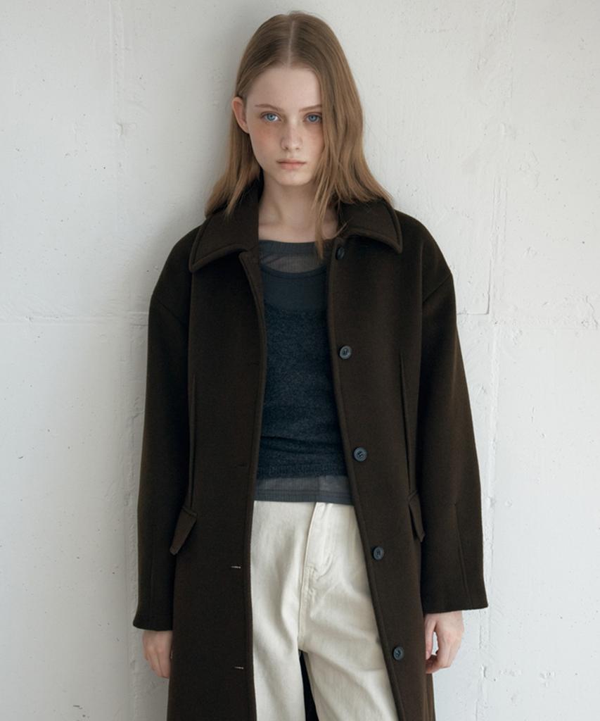 Ahwe Phoebe Dart Coat_Brown