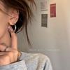 Корейские серебряные серьги для женщин, гипоаллергенные серьги-кольца, ювелирные изделия, аксессуары Y2K