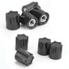 8pcs RC Wheel Rim Center Cap Adapter M4 Nut for Traxxas Hsp Axial Scx10 D90 1 10 RC CarBlack