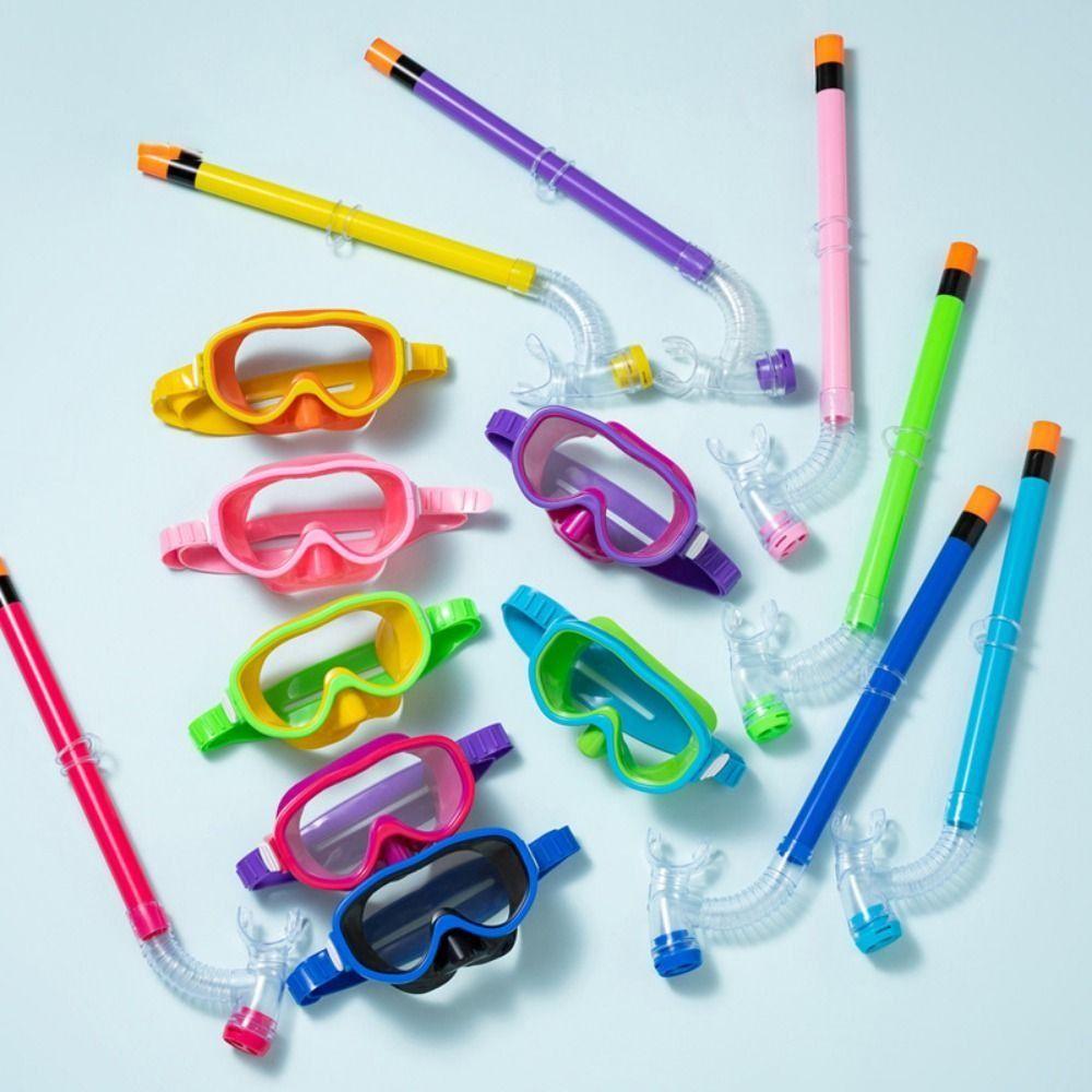 Waterproof Kid Snorkel Set Eyewear Children Surfing Glasses Kids Snorkeling Goggles  Beach