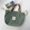 Drawstring Picnic Tote Eco Cloth Small Handbag Dinner Container