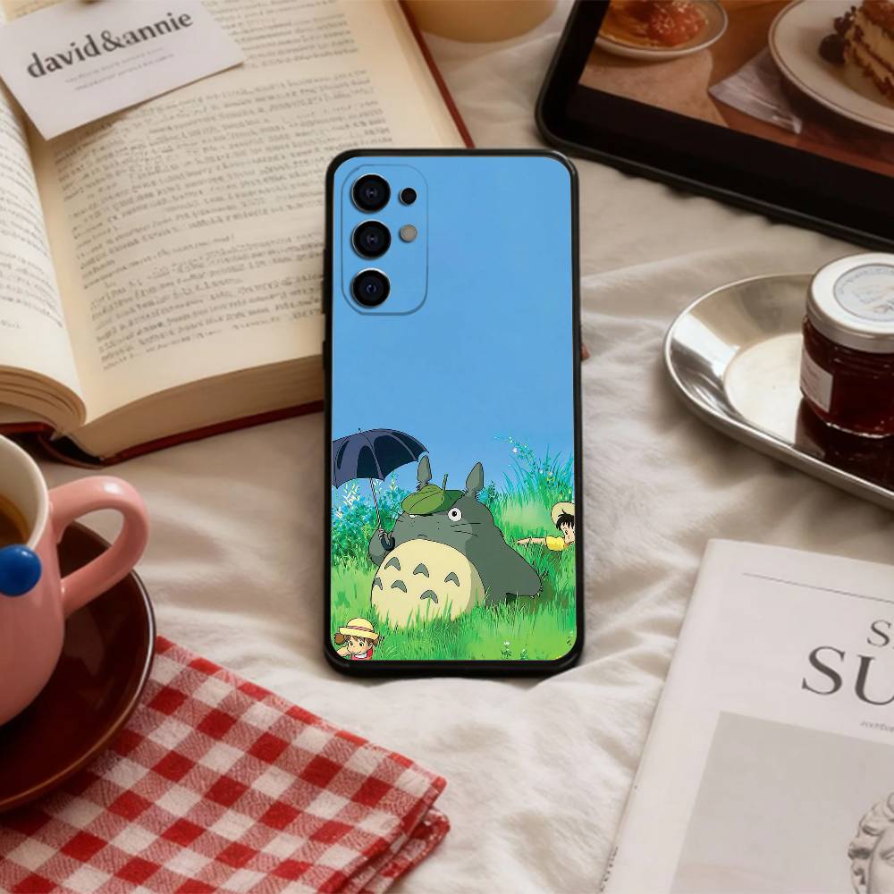 Милый Чехол Для Телефона Мой Сосед Тоторо-MNT Для Samsung S 25,24,23,22,30,21,10,9,Ultra,Plus,Lite,FE,4,5 G Мягкий Черный Чехол