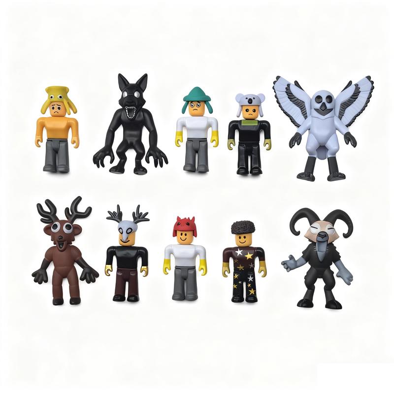 5-15 шт./набор  99 Ночей в Лесу Фигурка Олень Сова Коза Фигурка Настольная Модель Украшения Игрушки Фанаты Рождественские Подарки