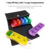 Pill Organizer for Travel Weekly Pill Box 7 Day Pill Case Daily Medicine Organizer
