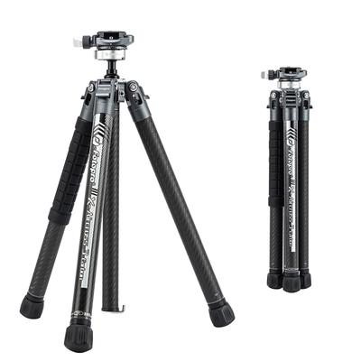 Штатив Fotopro Carbon, регулируемый штатив для камеры, 152 см, легкий дорожный штатив для цифровой зеркальной камеры, нагрузка до 10 кг, в комплект входит сумка и скрытый держатель для мобильного телефона 3