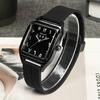 Women's Light Luxury Square Quartz Watch with Business Style and Magnetic Strap