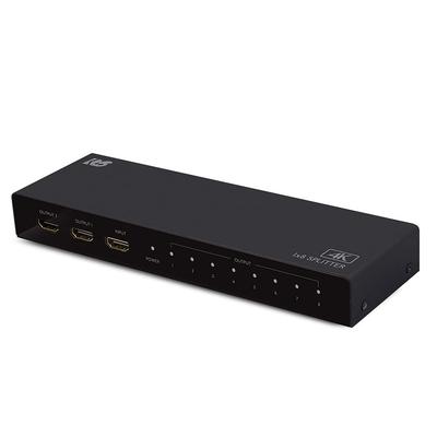 4K60Hz совместимый 1 вход 8 выходов HDMI сплиттер RS-HDSP8P-4K