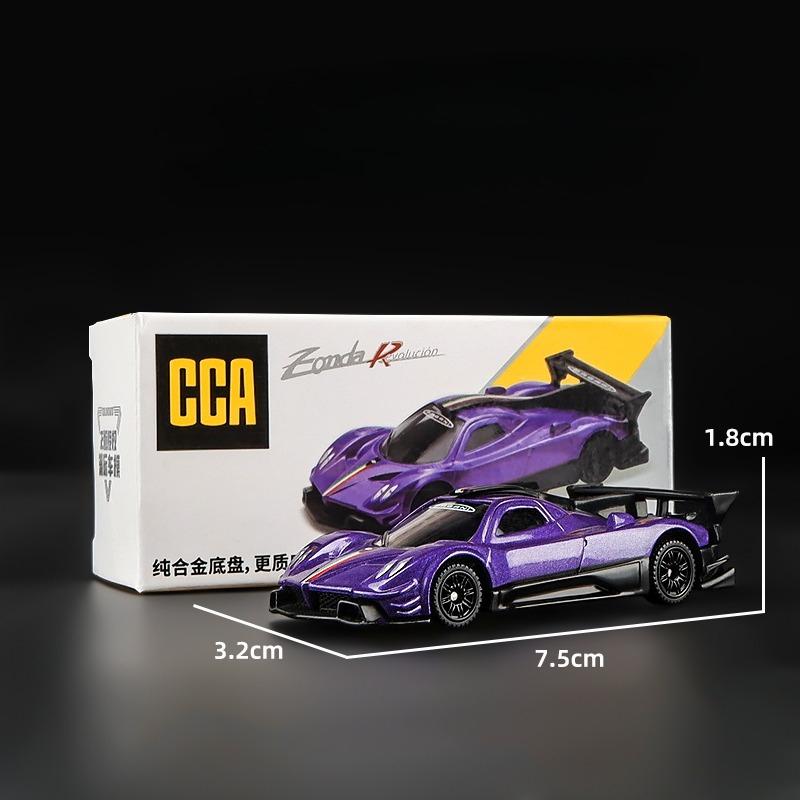 CCA Литой 1/64 Pagani Zonda Суперкар Сплав Модель Автомобиля Игрушка для Мальчиков Подарок на День Рождения Украшение для Коллекций Миниатюрная Машинка