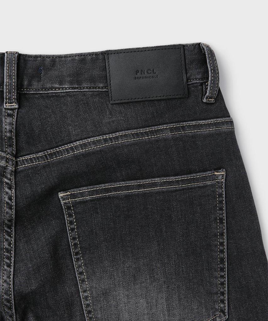 PANICALE Slim Black Washed Jeans