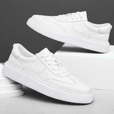 Мужские кроссовки из натуральной кожи Легкие спортивные Tenis Masculino На все случаи жизни Для путешествий Мужская обувь для скейтборда Простая повседневная обувь