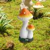 Имитация гриба, садовая статуэтка, смоляной гриб, украшение, сказочные садовые аксессуары, гриб для внутреннего и наружного декора