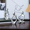 Thinker Abstract Statues Art Statue Decoration Home Decoration Nordic Living Room Desktop Decor Mini Sculpture Accessories