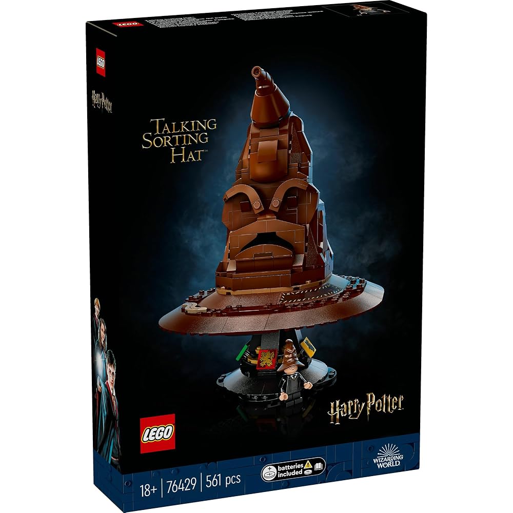 LEGO Гарри Поттер Говорящая Распределяющая Шляпа Игрушка Подарок для Детей и Взрослых Домашний Декор Строительные Блоки 76429