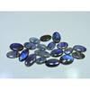 433Cts.Natural Labradorite Blue Flash Oval Cabochon Loose Gemstone 17Pcs Lot LL-1024