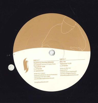 12-дюймовая пластинка DJ STRONG / WHO I AM - Youzafiend / Retirement SHR003 Strong House Re 2002 US Рэп и хип-хоп/R&B Б/У