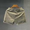 Men's Trendy Camouflage Running Shorts - Elastic Waist, Loose-Fit, Three-Quarter Length