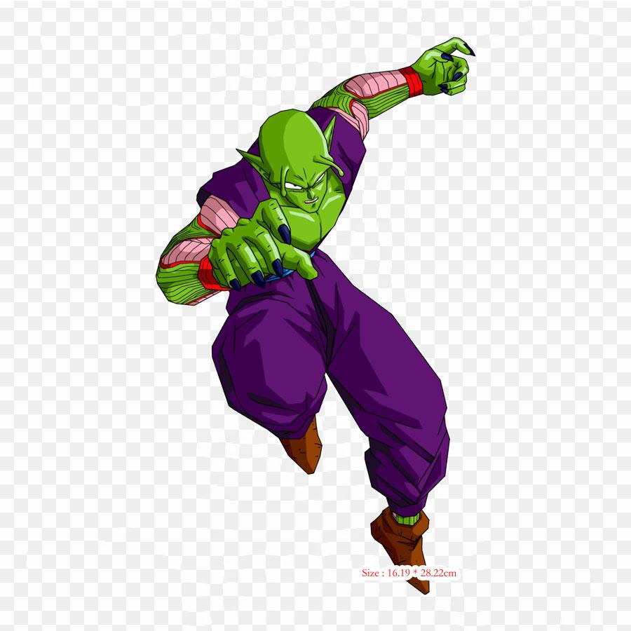 Patches For Clothes Bag Iron On Thermal Stickers Piccolo Vegeta Goku Pattern Washable Heat Transfer