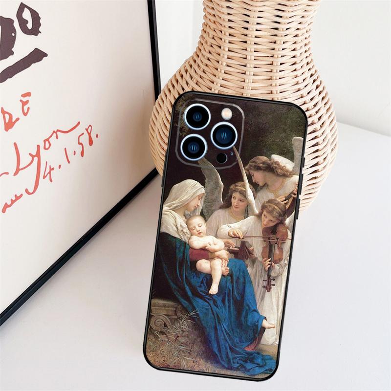 Чехол для телефона с изображением Девы Гваделупской Девы Марии Для iPhone 17 Pro Max 14 13 12 11 15 16 Pro Max mini 15 16 Plus 16e Задняя крышка