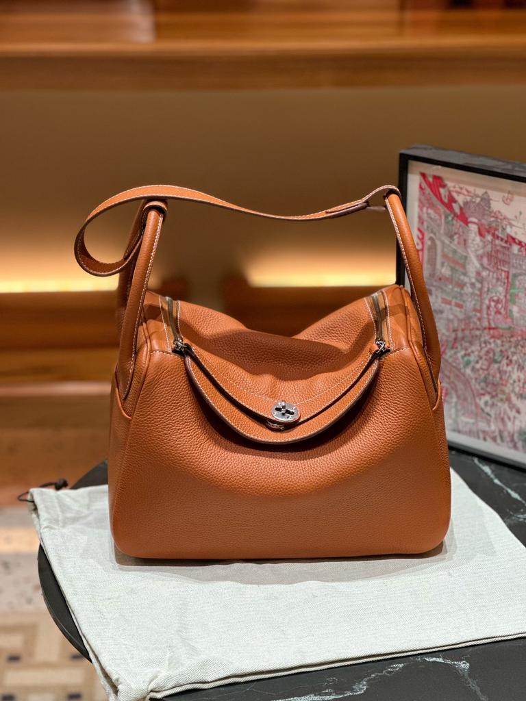 30TC Верхний слой коровьей кожи Замок Однотонное плетение Кофейная сумка-тоут Большая вместимость Натуральная кожа Органайзер Женская сумка