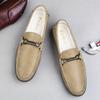 Классические фирменные мужские мокасины с подошвой ручной работы, высококачественная повседневная обувь, мужская обувь для вождения на открытом воздухе, нескользящая, износостойкая