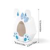 10pcs Easter theme Rabbit Ears Egg Paper Cookie Candy Box Bunny Carrot  Easter Basket Gift Packing Box Easter Party decor Kids
