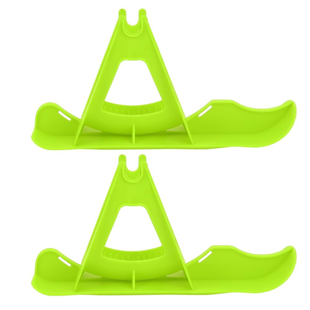 2pcs Easy Snowboard Sledge Green Balance Bike Snow Ski Set Balanced Car Skis  Outdoor Play