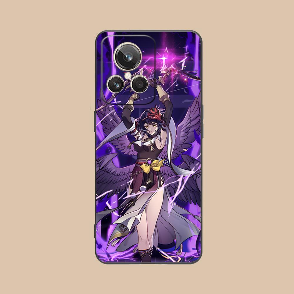 Game GI Kujou Sara Mobile Phone Case for Realme GT 8 Neo Pro C75 73 71 C67 65 C55 53 C35 31 C20 15 Colorful Printing Cover Cover