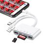 5-в-1 Type-C кард-ридер: Совместимость с SD, USB, Apple, Android, OTG