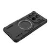 Heat Dissipation Armor Shockproof Magnetic Case For Xiaomi 15T Pro Four Corner Airbags Anti-fall TPU Frame Plastic Back Cover