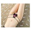 Pearl Massage Thong Sexy Underwear Open-file Women's Sexy Low-rise Japanese Hollow Foreign Trade T-pants 2214