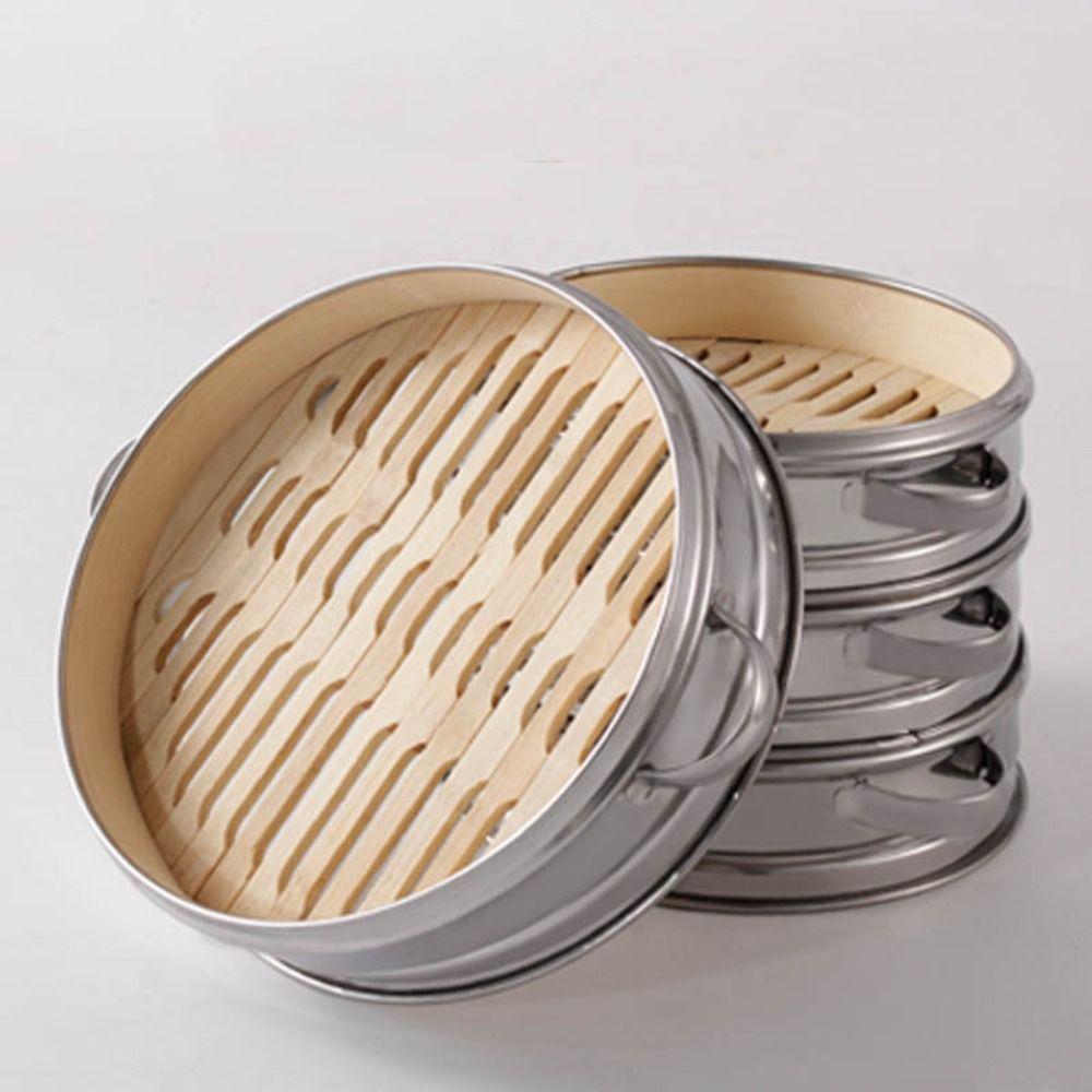 Bamboo Bamboo Steamer Stainless Steel Chinese Food Tools New Snack Basket