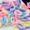 6pcs Random Color Women Baby Girls Elastic Hair Band Ties Rope Hairband Ponytail Holder Hair Rings