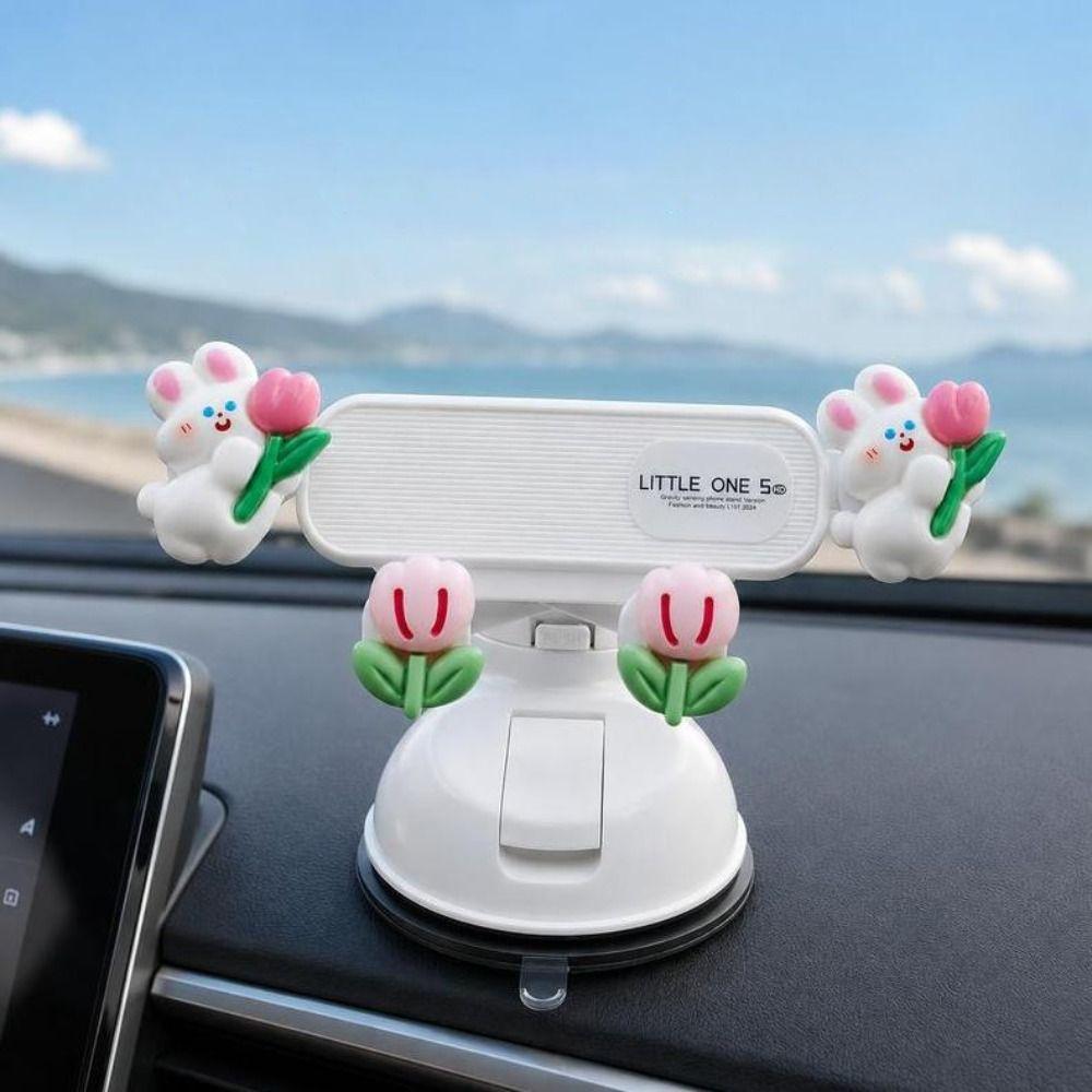 Gravity Clamp Car Phone Holder Suction Cup Car Mobile Holder Vehicle Accessories