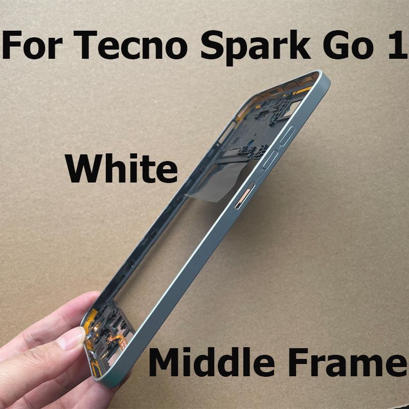 Housing Middle Frame Bezel Plate Panel Chassis For Tecno Spark Go 1 Phone LCD Frame Repair Parts